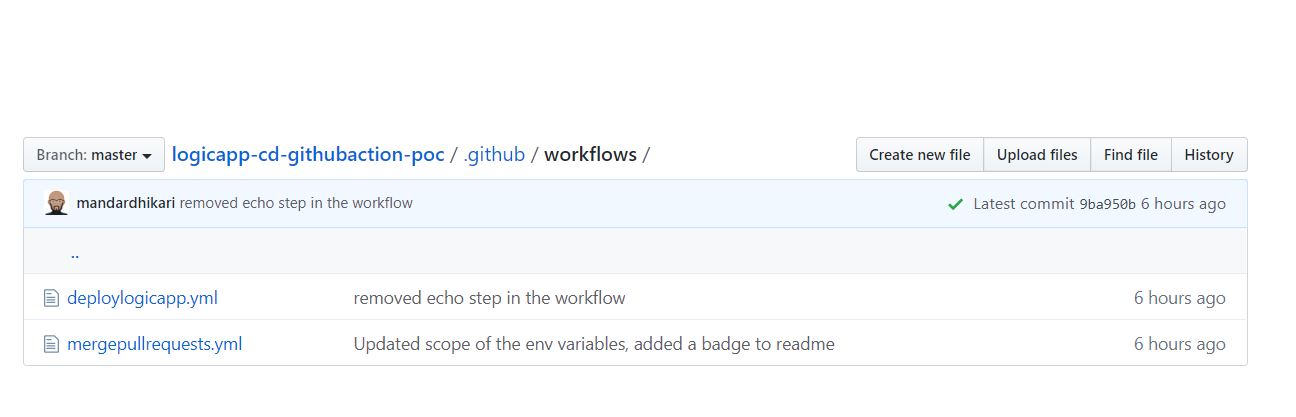 Workflow in repo